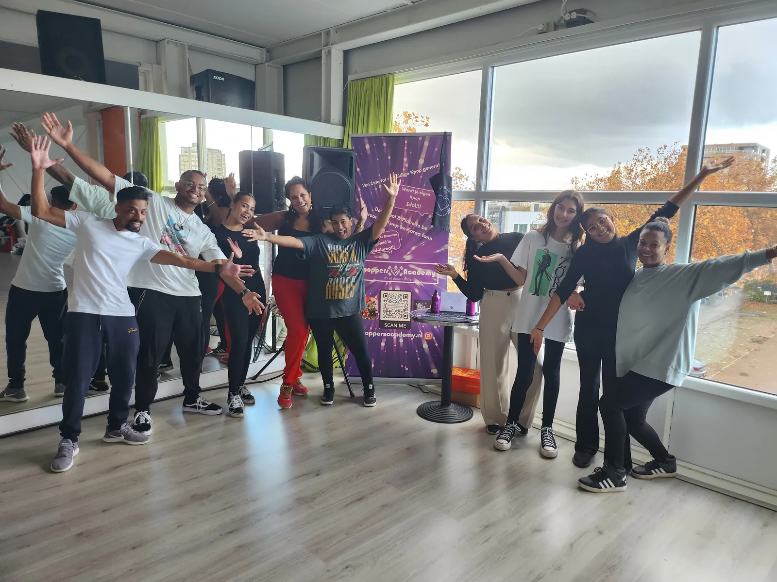 Sfeerfoto Kpop Workshop bij Kpoppers Academy