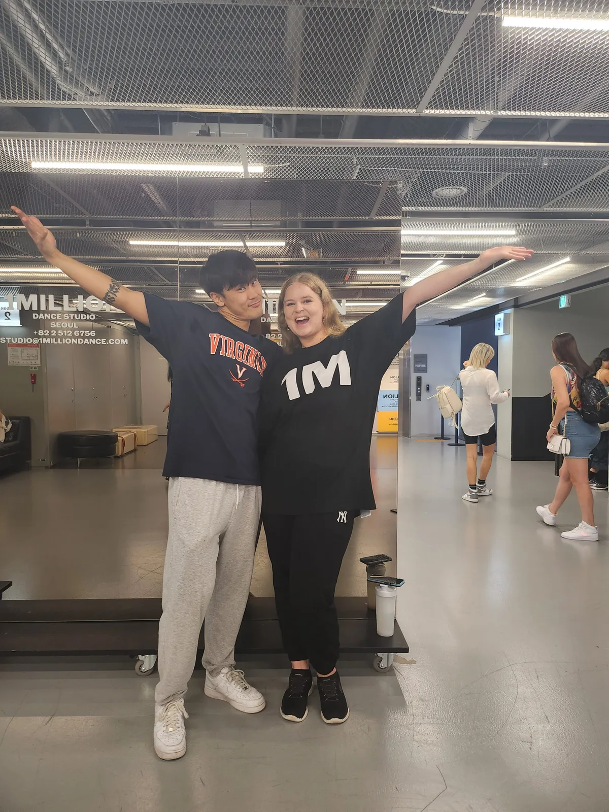 Sfeerfoto bij 1Million dance studio, Zuid-Korea