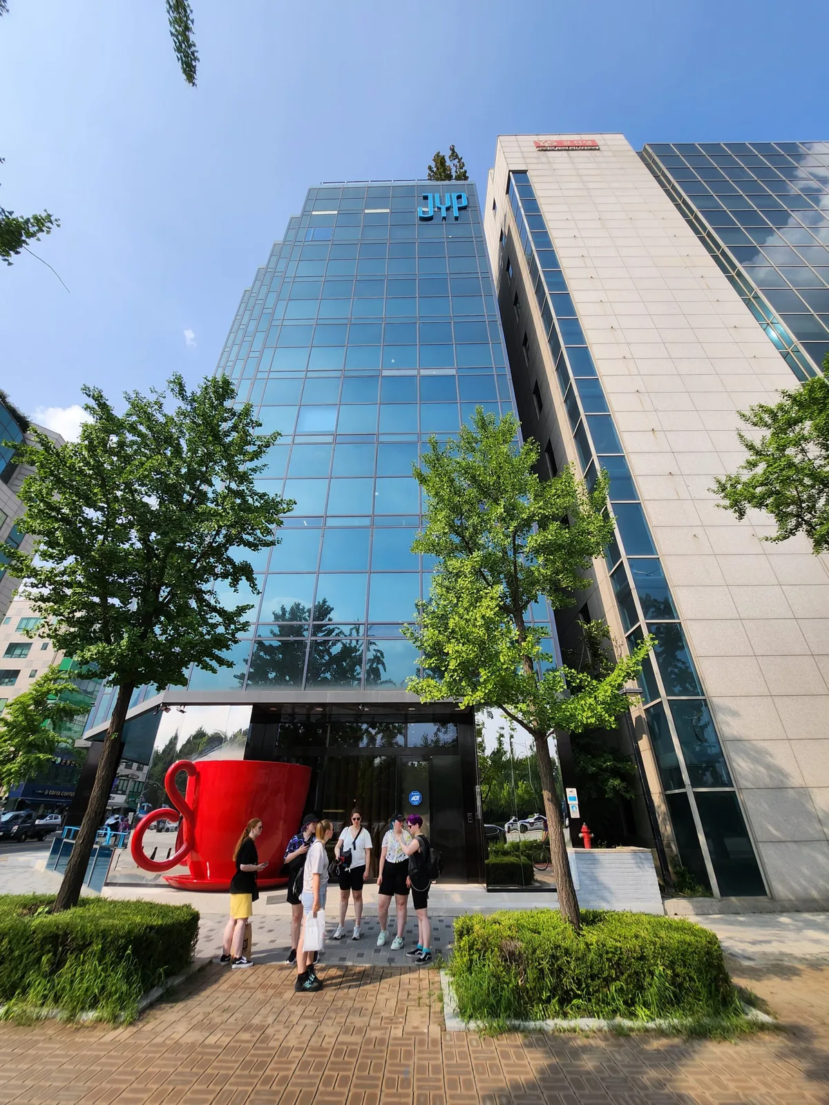 Sfeerfoto Kpoppers in Zuid-Korea