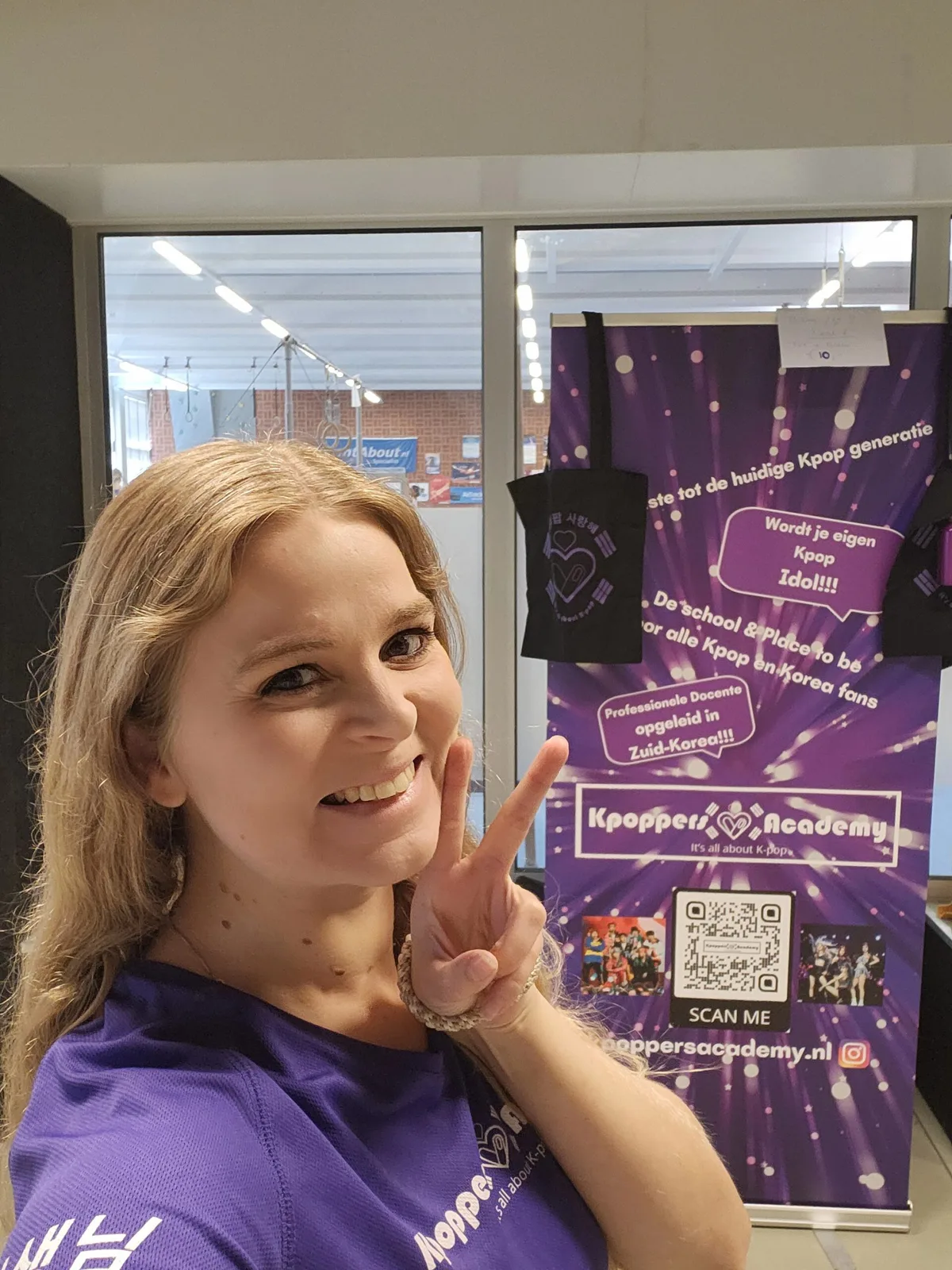 Sfeerfoto Amy, oprichtster van Kpoppers Academy