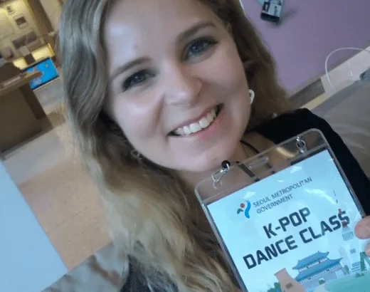 Amy, oprichtster van Kpoppers Academy